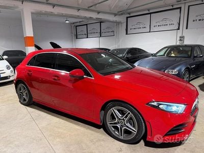 Usata Mercedes A180 Premium 163 CV (119 kW) 2019 Rosso Berlina