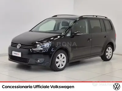 Usata VW Touran Comfortline 105 CV (77 kW) 2015 Nero Monovolume