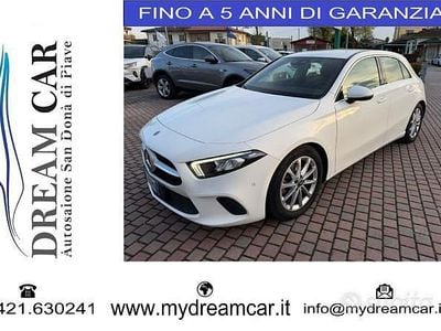 Usata Mercedes A180 Business 116 CV (85 kW) 2019 Bianco Berlina