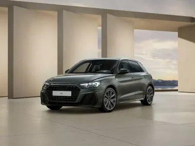 Nuova Audi A1 Sportback S-Line 2026 Grigio chronos metallizzato Utilitaria