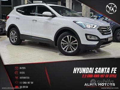 Usata Hyundai Santa Fe Style 197 CV (144 kW) 2015 Bianco SUV