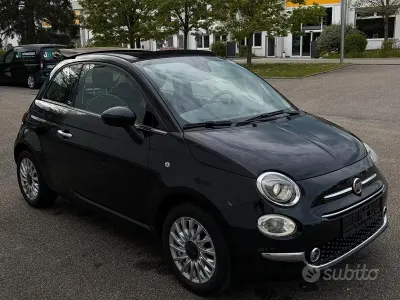Usata Fiat 500C Lounge 69 CV (50 kW) 2017 Nero Cabrio