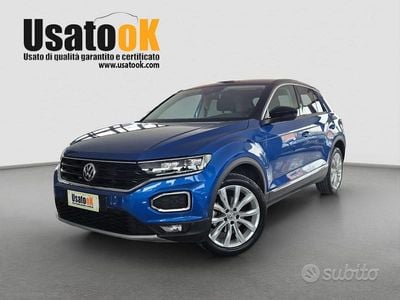 Usata VW T-Roc Advance 149 CV (109 kW) 2019 Blu SUV