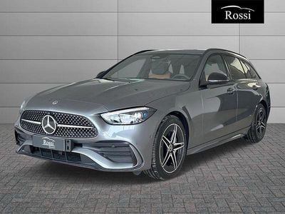 Nuova Mercedes C220 200 CV (147 kW) 2025 Argento hightech Station wagon