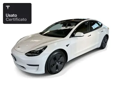 Usata Tesla Model 3 Long Range AWD 324 kW (441 CV) 2021 Pearl white multicoat Berlina