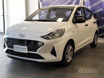 Usata Hyundai i10 Advanced 67 CV (49 kW) 2023 Bianco Utilitaria