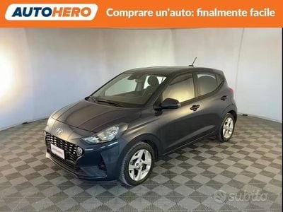 Begagnad Hyundai i10 67 HK (49 kW) 2021 Blå Halvkombi