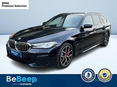 Usata BMW 530 M Sport 249 CV (183 kW) 2021 Blu metallizzato Station wagon