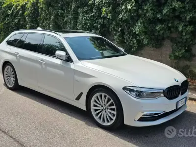 Usata BMW 520 Luxury Line 190 CV (139 kW) 2017 Bianco Station wagon