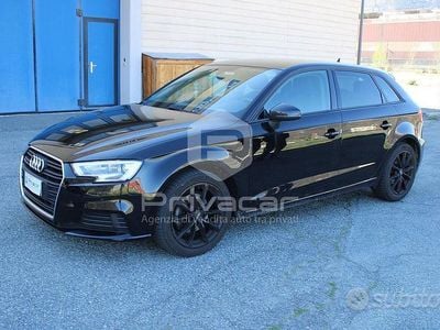 Usata Audi A3 Sportback 116 CV (85 kW) 2019 Nero Utilitaria