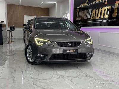 Usata Seat Leon ST Style 105 CV (77 kW) 2014 Grigio Station wagon