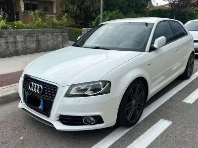 Usata Audi A3 S-Line 170 CV (125 kW) 2011 Bianco Utilitaria