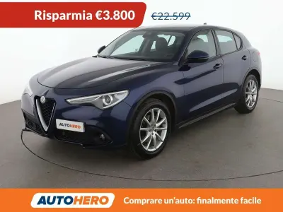 Usata Alfa Romeo Stelvio Executive 190 CV (139 kW) 2021 Blu SUV