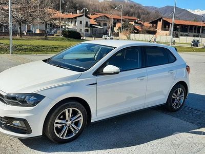 Usata VW Polo R-line 95 CV (69 kW) 2020 Bianco Utilitaria