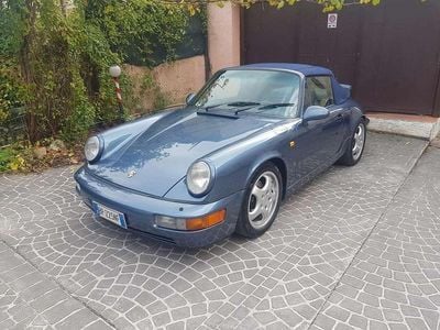 Usata Porsche 964 250 CV (183 kW) 1992 Blu/azzurro Cabrio