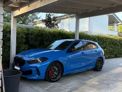 Usata BMW 128 M Sport 265 CV (194 kW) 2021 Blu/azzurro