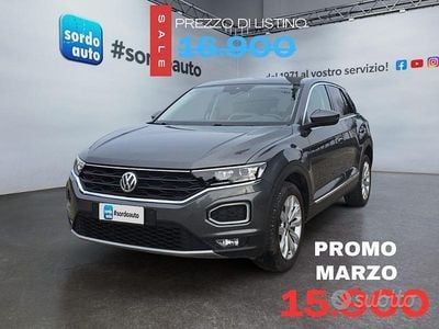 Usata VW T-Roc Advance 116 CV (85 kW) 2019 Grigio SUV