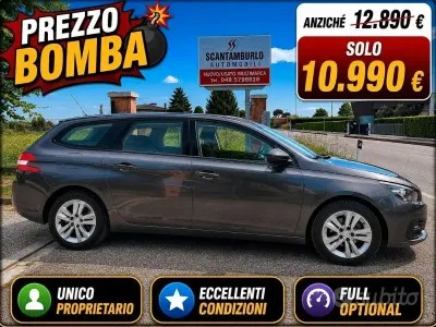 Usata Peugeot 308 Business-Line 131 CV (96 kW) 2019 Grigio Station wagon