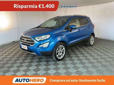 Usata Ford Ecosport Titanium 125 CV (91 kW) 2020 Blu SUV