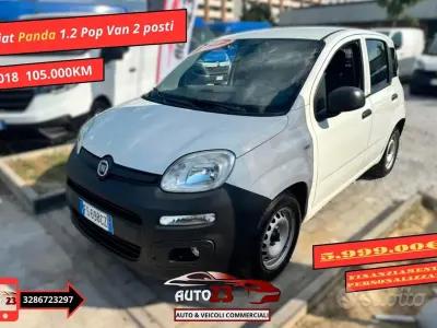 Usata Fiat Panda Pop 69 CV (50 kW) 2018 Bianco Utilitaria