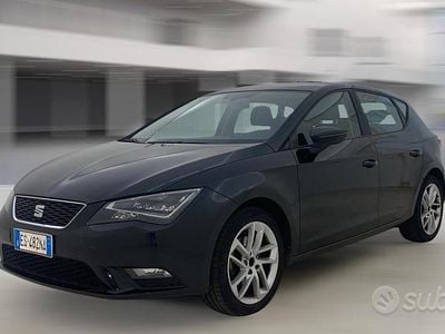 Usata Seat Leon Style 105 CV (77 kW) 2013 Nero Berlina