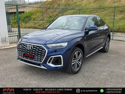 Usata Audi Q5 Sportback S-line plus 204 CV (150 kW) 2021 Blu SUV