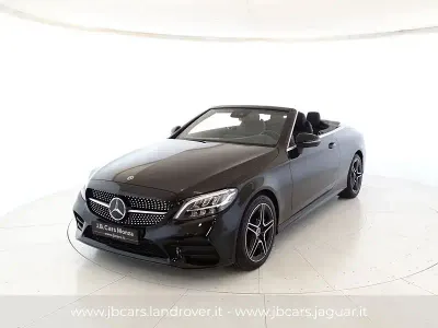 Usata Mercedes C200 Premium Plus 184 CV (135 kW) 2019 Nero Cabrio