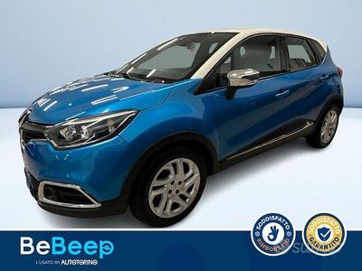 Usata Renault Captur 90 CV (66 kW) 2014 Azzurro metallizzato SUV