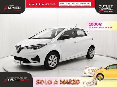 Usata Renault Zoe Life 80 kW (109 CV) 2020 Bianco ghiaccio Utilitaria