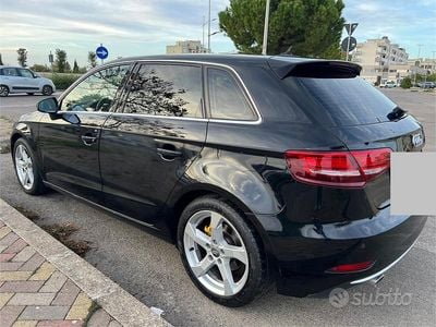 Usata Audi A3 Sport 116 CV (85 kW) 2017 Nero Berlina