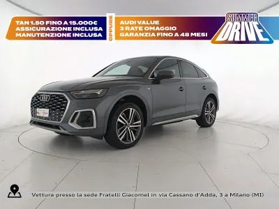 Usata Audi Q5 Sportback S-line plus 299 CV (219 kW) 2023 Grigio daytona perlato SUV