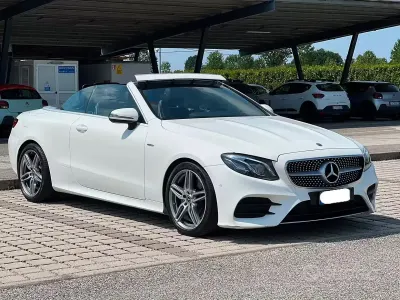 Usata Mercedes E220 Premium 194 CV (142 kW) 2018 Bianco Cabrio