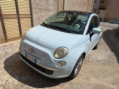 Usata Fiat 500 69 CV (50 kW) 2009 Blu Cabrio
