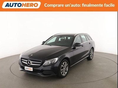 Usata Mercedes C200 136 CV (100 kW) 2016 Nero Station wagon