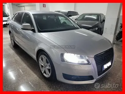 Usata Audi A3 140 CV (102 kW) 2009 Grigio Utilitaria