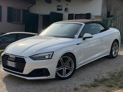 Usata Audi A5 Cabriolet Sport 203 CV (149 kW) 2022 Bianco Cabrio