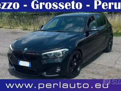 Usata BMW 118 Efficient Dynamics 136 CV (100 kW) 2018 Nero Utilitaria
