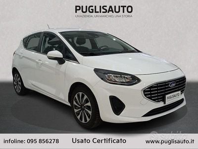 Usata Ford Fiesta Titanium 125 CV (91 kW) 2023 Bianco Utilitaria