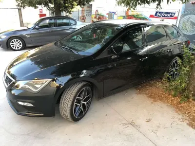 Usata Seat Leon ST FR 131 CV (96 kW) 2019 Nero Station wagon