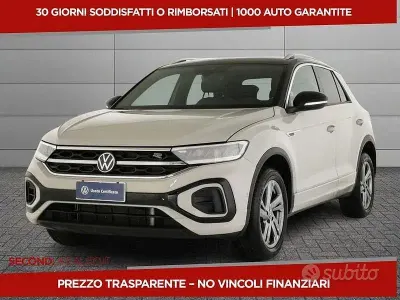 Usata VW T-Roc R-line 150 CV (110 kW) 2023 Beige SUV