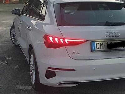 Usata Audi A3 S-Line 110 CV (80 kW) 2022 Bianco Berlina