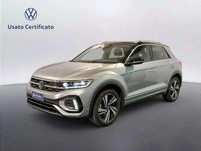 Usata VW T-Roc R-line 110 CV (80 kW) 2022 Pyrit silver metallizzato deep SUV