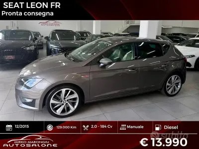 Usata Seat Leon ST FR 184 CV (135 kW) 2015 Grigio Station wagon