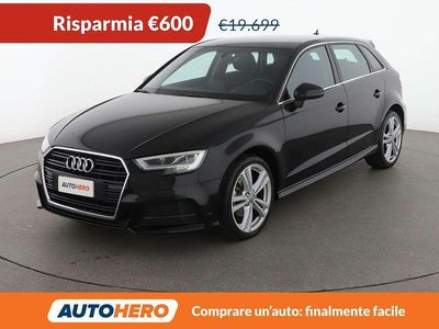 Usata Audi A3 Admired 116 CV (85 kW) 2020 Nero Berlina