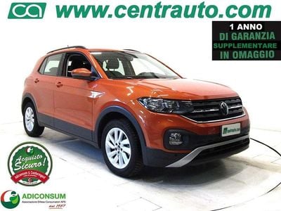 Usata VW T-Cross Style 110 CV (80 kW) 2022 Arancione SUV