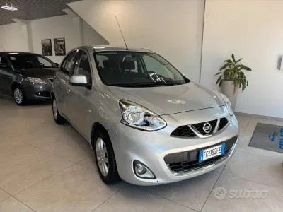 Usata Nissan Micra Tekna 80 CV (58 kW) 2016 Grigio Utilitaria