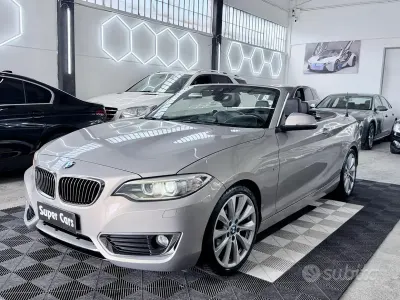 Usata BMW 218 Luxury Line 150 CV (110 kW) 2018 Marrone Cabrio