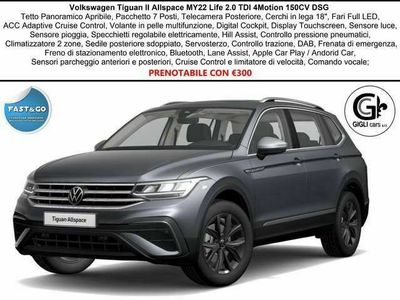 usata VW Tiguan Allspace 2.0 TDI SCR DSG 4MOTION Life nuovo