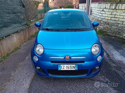 Usata Fiat 500 Sport 69 CV (50 kW) 2015 Blu Berlina