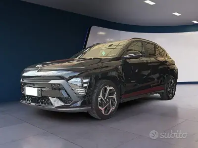 Usata Hyundai Kona N Line 141 CV (103 kW) 2024 Nero SUV